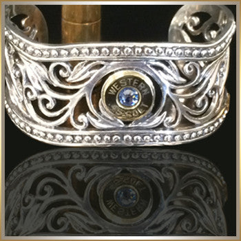 Sterling Silver Cuff Bracelet-Filigree